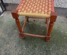 old vintage sugan stool ,,nice used condition, sold as seen, see pictures for condition ,buyer collects or pays postage,