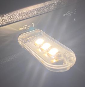 Portable USB 3 LED Mini Light | White, USB Powered