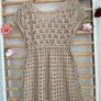 Crochet top/tunic /beachwear 100% cotton size large 12/14 Image 9