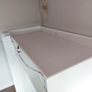 high bed for sale with 3 drawers, 3 small shelves, a small wardrobe and a deak underneath. Mattress included. Height 172cm, Width 192cm, Depth 95cm. Some small marks on desk and back of desk - see photos Image 10