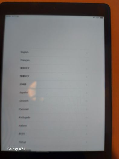 Apple Ipad Air 1st, 32 GB, Space Gray, Activation Locked, Excellent Cosmetic Condition, for parts or repair