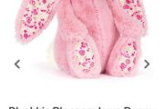 New JELLYCAT Blushkin Blossom LUXE Bunny Medium