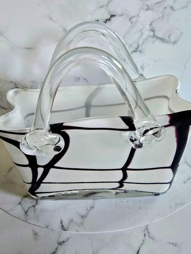 Glass Art Nouveau Handbag