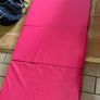 CCLIFE Folding Gymnastics Mat - Reversible Black/Pink Image 2