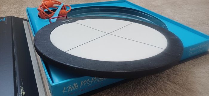 Keith McMillen BopPad Smart Fabric Drum Pad and adapter for stand