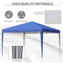 NEW SALE | 3 x 3m Pop Up Gazebo - Blue Image 5