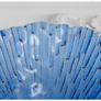 Mid Century Sklo Union Pavel Panek Blue Glass Bowl Image 3
