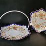 Antique Cake Stand and Plate Image 2