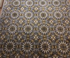 Kukoon Tangier Moroccan Tile Rug - Ochre (160 x 230 cm)