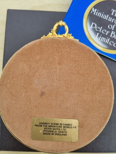 Collector's miniature wall plaque