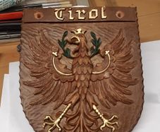 Tirol family crest plaque