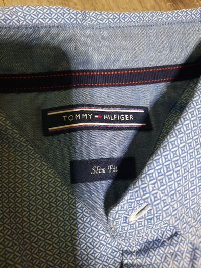 blue Tommy hilfiger shirt