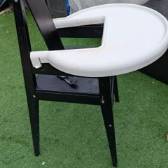 Wooden high chair (Ikea)