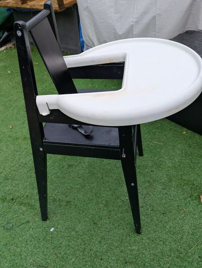Wooden high chair (Ikea)