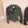Villa Dark Green Suede Leather Jacket Image 4