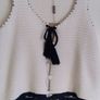 Gallery cream knitted waistcoat. Image 2