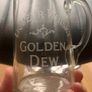 "Golden Dew" Liqueur whiskey water jug Image 4