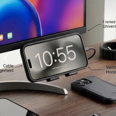 Monitor phone holder