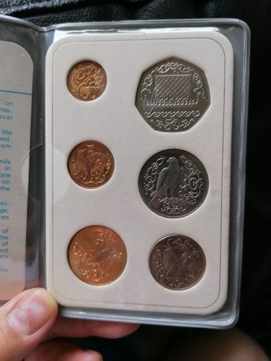 1980 Isle Of Man Coin Set