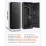 4 Gun Safe, Long Gun Cabinet for Rifles and Pistols, Quick Access Rifle Safe with 3 Ammo Slots and 2 Adjustable Racks, Large Digital Cabinet with Key and Password Lock(Assembly Required) Image 2