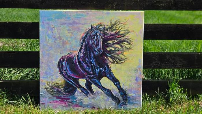 Original acrylic painting- "Wild Spirit "