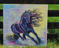 Original acrylic painting- "Wild Spirit "