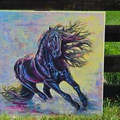 Original acrylic painting- "Wild Spirit "