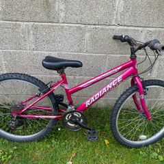 Pink girl bike, wheel size 24 inch