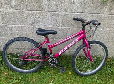 Pink girl bike, wheel size 24 inch