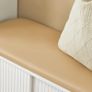 Shoe Cabinet with Sliding Doors and Seat Cushion Image 3