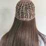 Beautiful crochet sequin bonnet Image 7