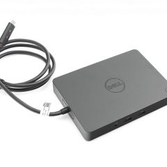 Dell WD15 Monitor Dock 4K with Original 130W Adapter, USB-C, HDMI, Mini DisplayPort, Vga