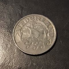 Holland 1942 25 cents German Occupation