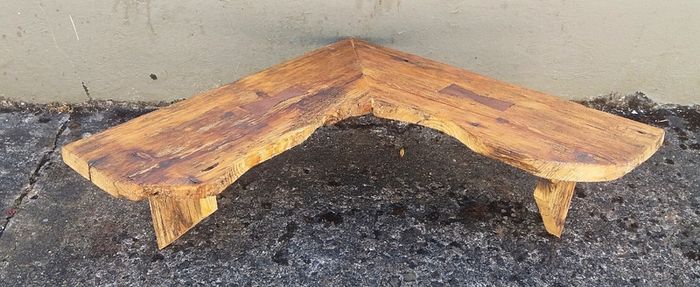 NEW Rustic Driftwood Corner Shelf Piece