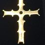 Vintage 9ct yellow gold American cross Image 3