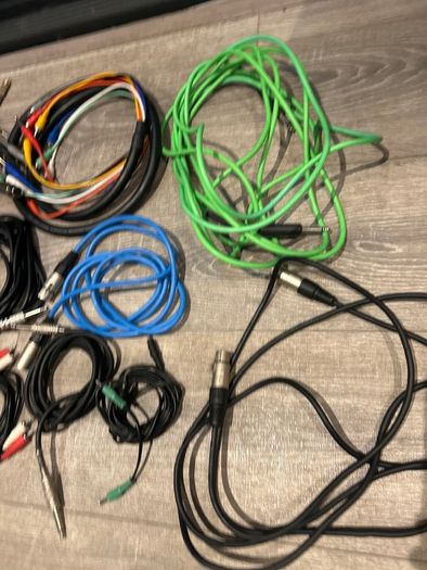 Audio Cable Bundle XLR Jack RCA Patch Leads