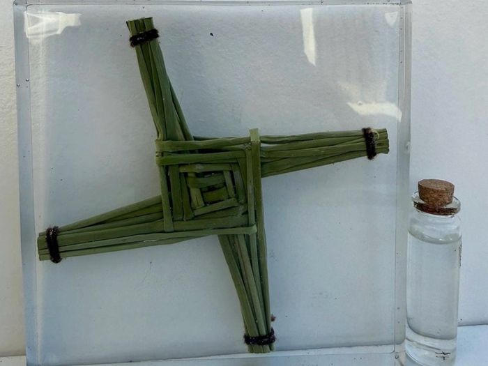 St Bridget Cross (In Resin)