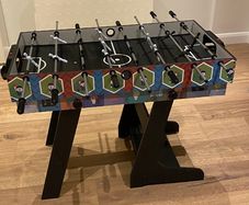 Multigame wooden play table