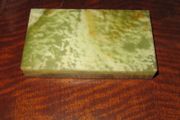 Unique Pakistani Green &amp; Brown Onyx Plinth / Base