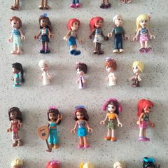 Large collection of Lego Friends mini-doll figures
