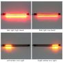48LED Flexible SMD Strip Motorcycle Car Stop Tail Turn Signal Brake Light Image 4