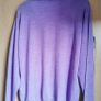 BNWT - Sandro Esther Parme Lilac High Neck Layered V Neck wool Jumper UK 12 Image 7