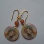 Handmade earrings,Gemstone earrings,Boho earrings,Drop earrings Image 4