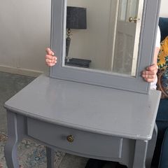 Hall table and matching mirror