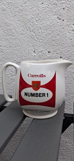 Rare Carrolls whiskey water jug