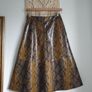 Zara Snake Print Faux Leather Skirt Size S Image 4