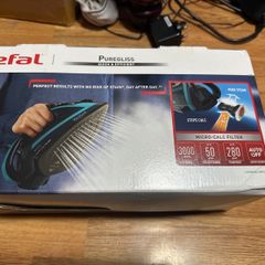 Tefal 3000W Puregliss Steam Iron | Black/Blue