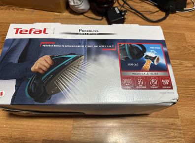 Tefal 3000W Puregliss Steam Iron | Black/Blue