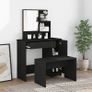 Dressing Table Set Black 86.5x35x136 cm (FREE SHIPPING) Image 2