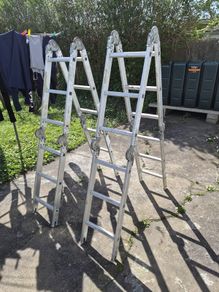2 multi purpose ladders